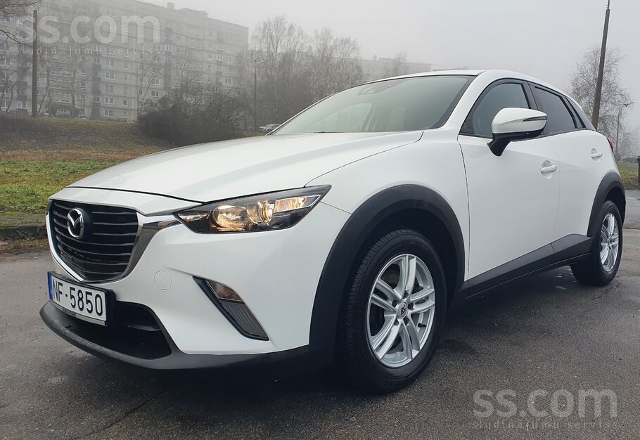 Mazda Cx-3 - 1.5L Skyactiv-D (105 hd) - Crystal White Pearl. Отличное состоя