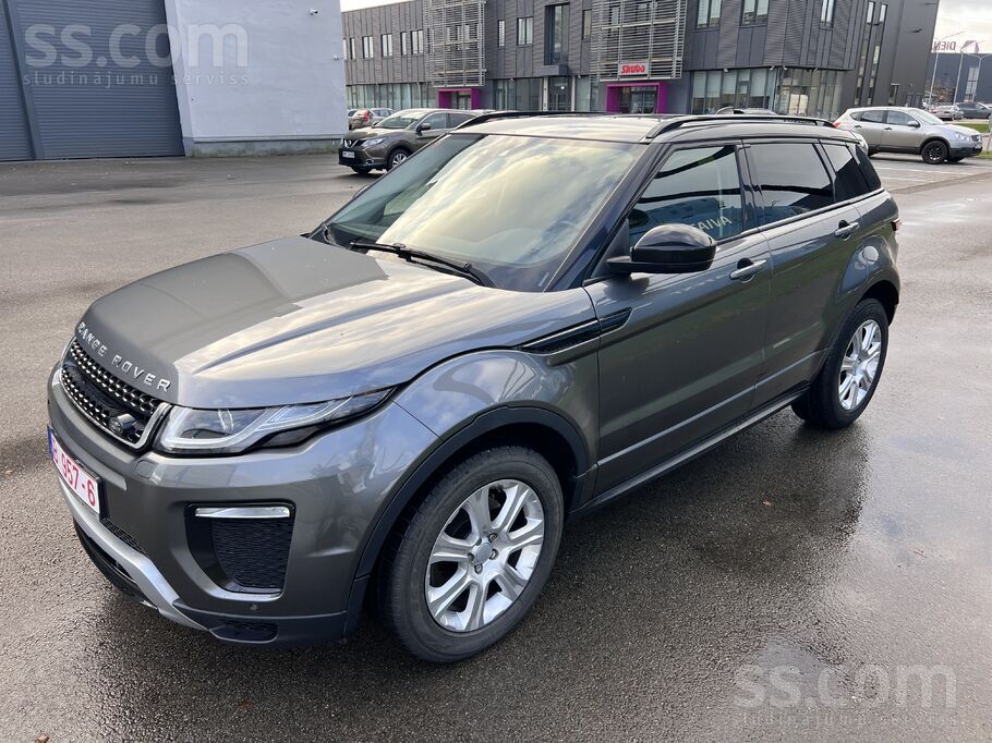 Range Rover Evoque, 110kw, Awd, Automātiskā ātrumkārba. 
Auto atvests no Be