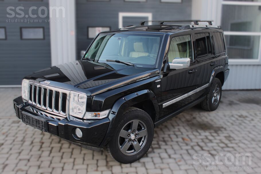 Jeep Commander 3.0Crd.
- Ādas salons
- Dvd griestos
- parkošanas sensori