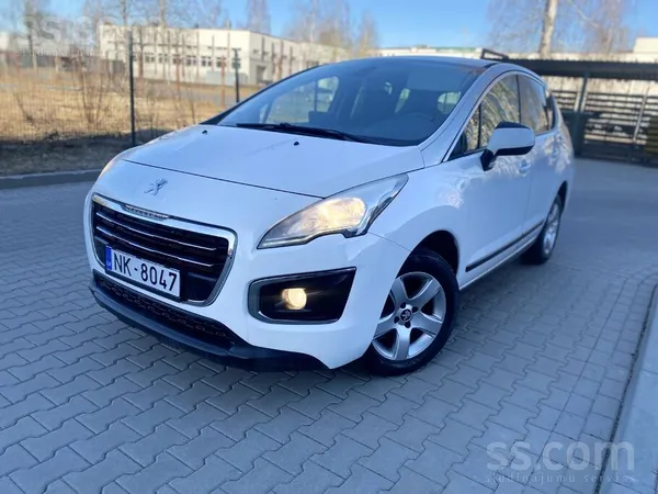 Jauna TA līdz 04.2027.
Labs Peugeot 3008. 1.6 D. 
2 atslegu kompl. 
Labs