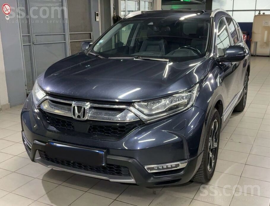 Executive Honda Cr-V Hybrid. Panorāma jumta, Ādas elektro salons, Head up di