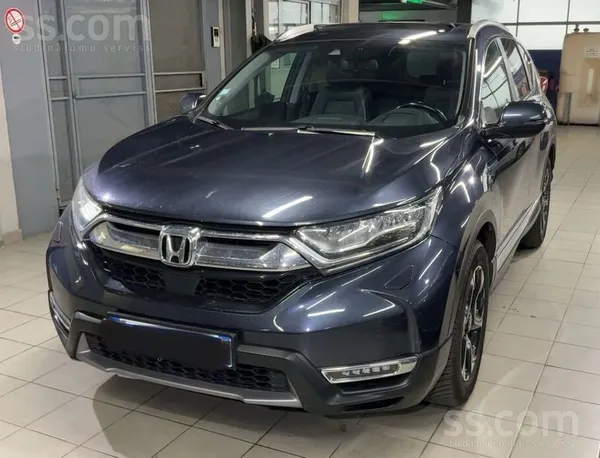 Honda Executive Honda Cr-V Hybrid. Panorāma jumta, Ādas 
