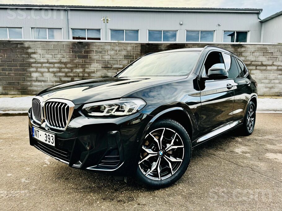 BMW BMW X3 Drive20D M-Sport. Pirmā reģistrācija 2021.g