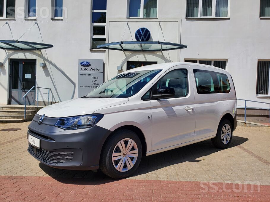 Pārdod 5-vietīgu VW Caddy ar dīzeļa dzinēju 2.0 Tdi 75zs (55kW) un 6-pakāpju