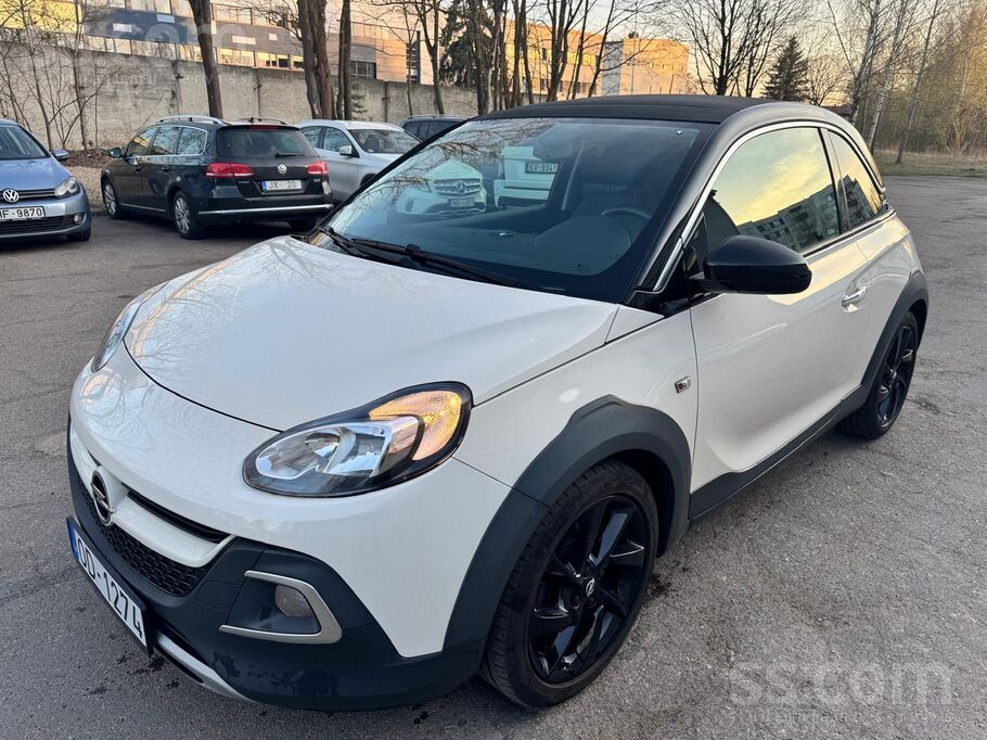Pārdod Opel Adam Rocks 1.0 Perl White Dach-Paket (Dach Kontrast-Lackierung)