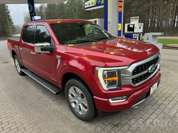 Ford 2022 Ford F-150 Platinum Rapid Red Metallic Tinted
