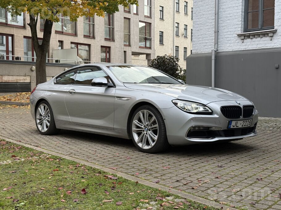 BMW 640d, 313zs
Oriģināls nobraukums.
Ļoti labā tehniskā un vizuālā stāv