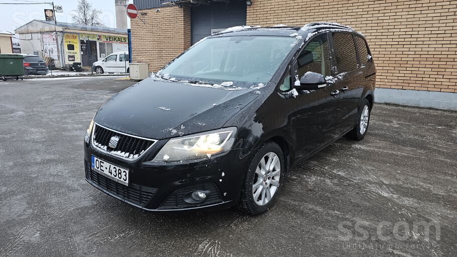 Seat Alhambra 2.0 dīzelis, 103kW, automāts, klimata kontrole, kruīza kontrol