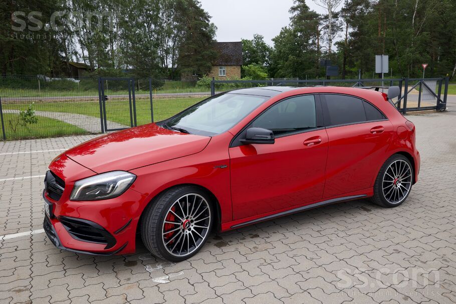 Mercedes-Benz A45 Amg, 280 kW. 

Ideala tehniska un vizuala stāvoklī. 
Au