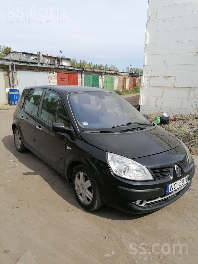 Renault Scenic 1, 5D. Jaunā TA līdz 12.2026.Rūsas nav. Divas atslēgas. Ekono