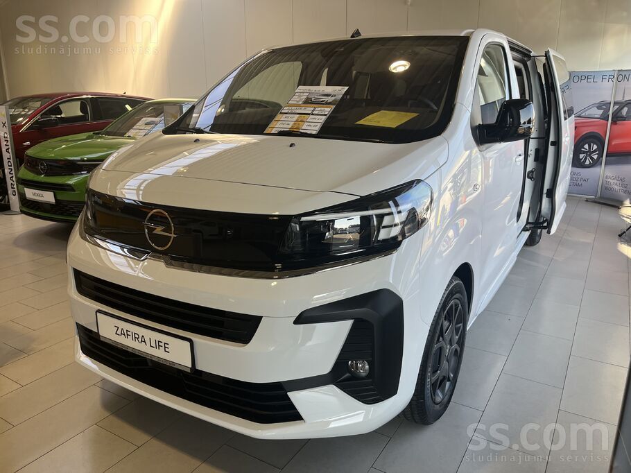 Jauns Opel Zafira Life L3 Shutlle, 180 Zs dīzelis, 8 pakāpju automāts,
Gar