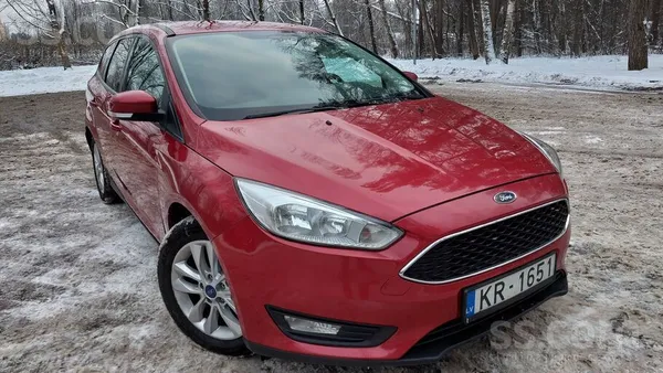 Ford Focus 1.5 disel 70kW. Laba komplektācija komfortam. Smuka ķiršu krāsa.