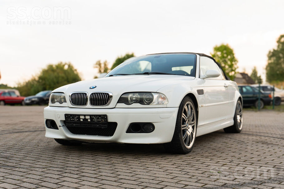 Pārdodas BMW M3 ļoti labā stāvoklī. Jaudīgs un skaists kabriolets. Pilnībā b