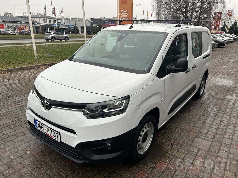 Proace City 1.5D Professional Crew Cab M/t, 5 sēdvietas, N1 kategorija, XL g