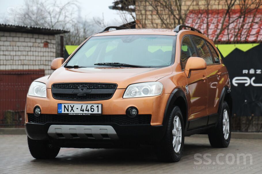 Chevrolet 2.0d/110kw, jauna TA, 4x4, 7sēdvietas, pusādas sēd