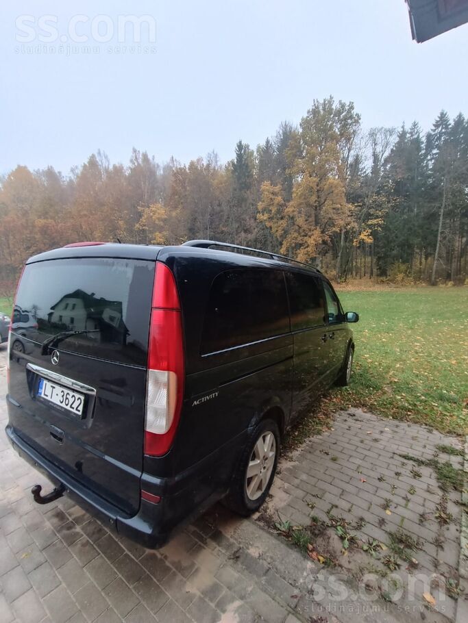 Pārdodu 7-vietīgu Viano Ambiente ar galdiņu. Automātiskā kārba. Auto darba k