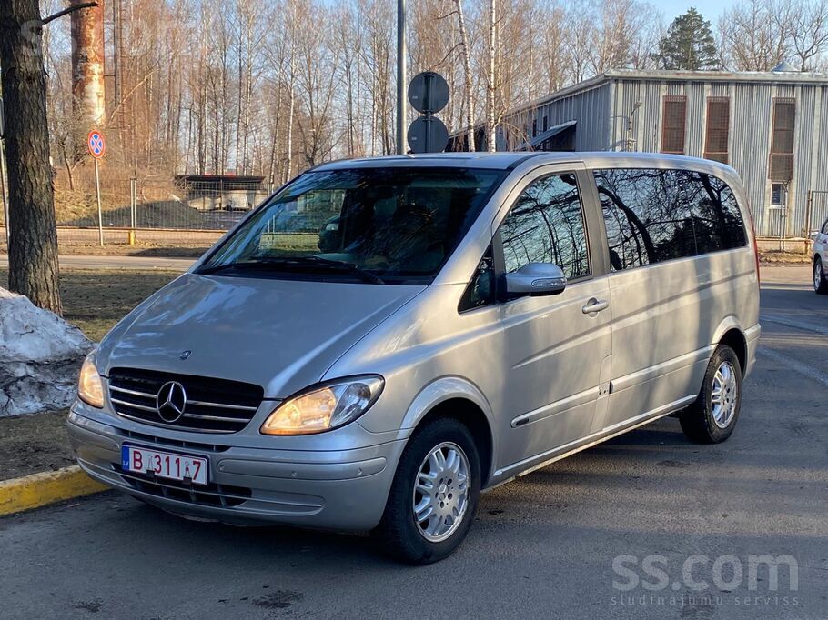 Mercedes Benz Viano Ambiente 8-vietas, jauna ta, 2 atslēgas, labā komplektāc
