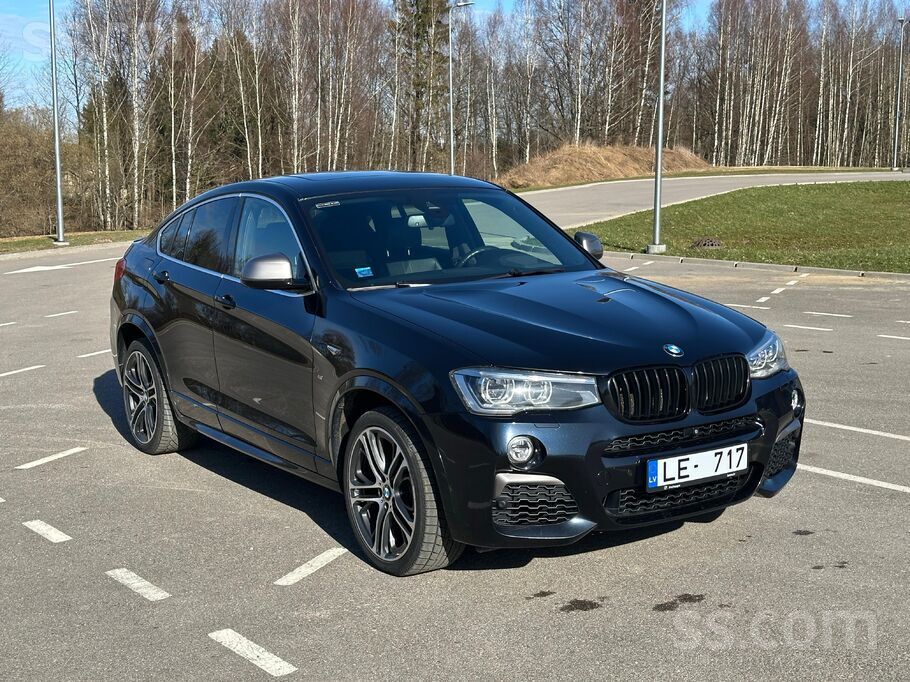 BMW X4 M40i Xdrive. 3.0l benzīns, 265 Kw (360 Hp). 
Auto labā tehniskā un v
