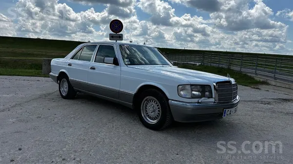 Pārdodu Mercedes-Benz S260 W126 “Baltais Gulbītis”, kas saglabājies ļoti lab