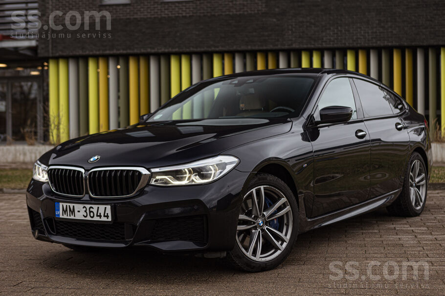 BMW 630d M-Sportpackage X-drive 3.0d 265 z/s
Auto ļoti labā tehniskā un viz