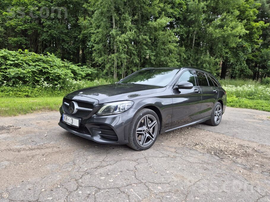 Mercedes-Benz C300De Amg 2020. gada. 2.0l dīzelis-elektrība, Plug-In-Hybrid,