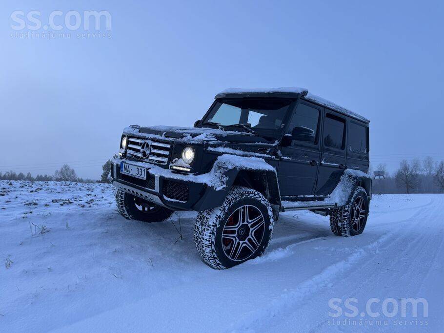 Dzīvo vienreiz, ar tādu moto tik pirkts šis Monstrs. 
G 500 4x4 divi tādi L