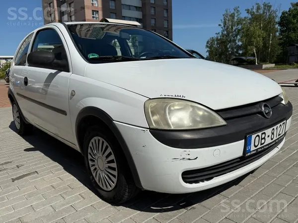 Opel Tikko no vācijas. 1, 0l 3 cilindru dzinējs. Ekonom