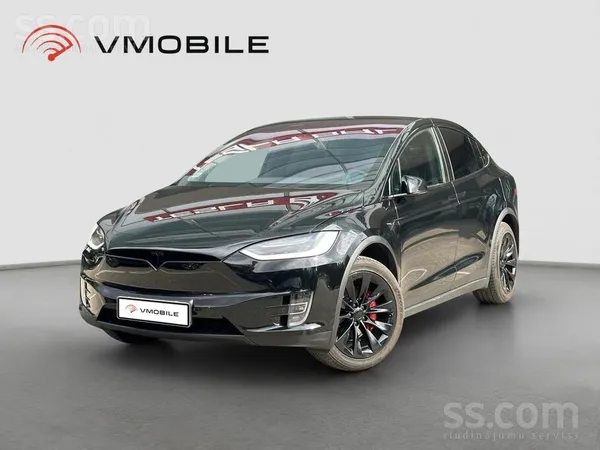 Tesla Model X P100D. 0-100 km/h 3, 1s. ; Autopilot; 6 vietas; Melns salons; 4x4; Akt