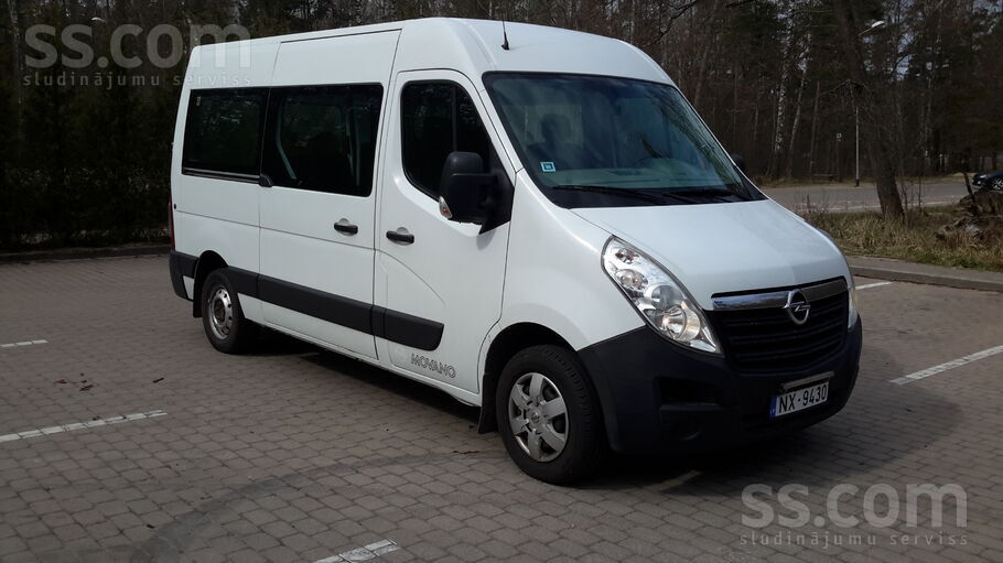 Pārdodas Opel Movano, 
2015 gads, 
265088 km, 
2, 3 Bi Turbo, 
8+1 pasaž
