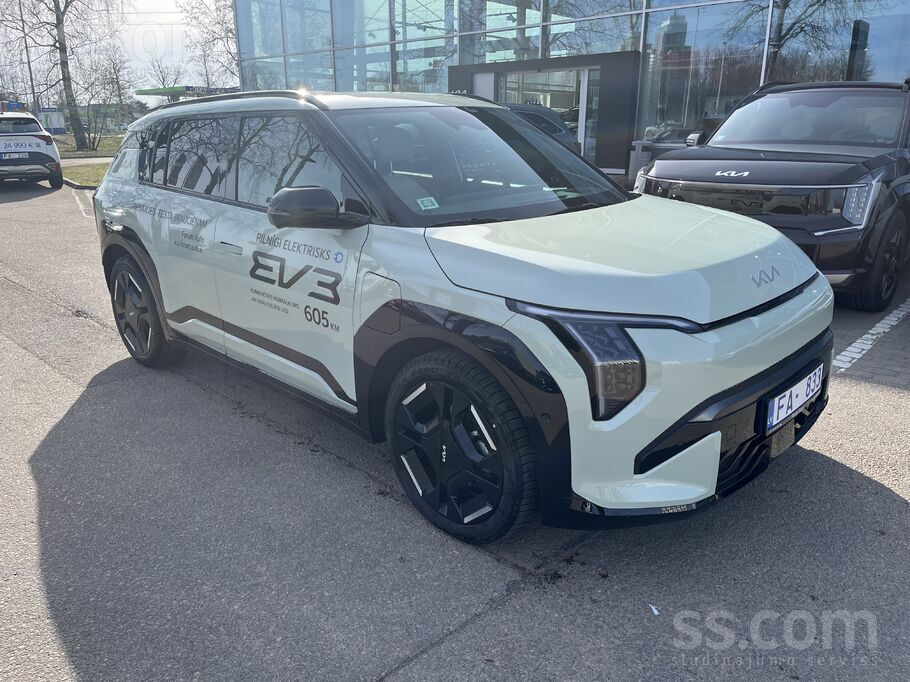 Kia Ev3 GT Line TX, 81, 4 Kw/h, 204 Z. S

Sia Forum Auto demonstrācijas au