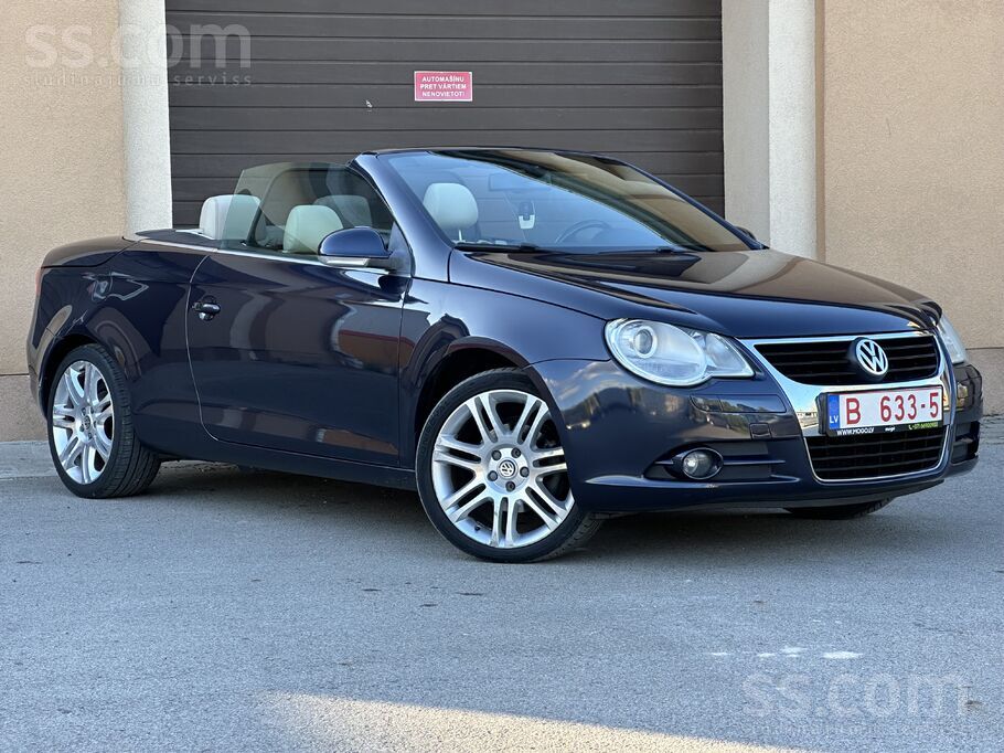 Tikko no Beļğijas Izcils kabriolets ar cieto jumtu VW Eos 2.0/ 110 kW bezīni