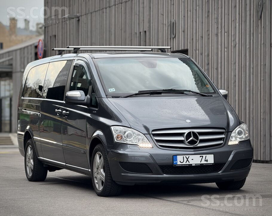 Mercedes Viano 2016. gada izlaiduma, 7 ērtas, pilnvērtīgas vietas, ar V6 3.0