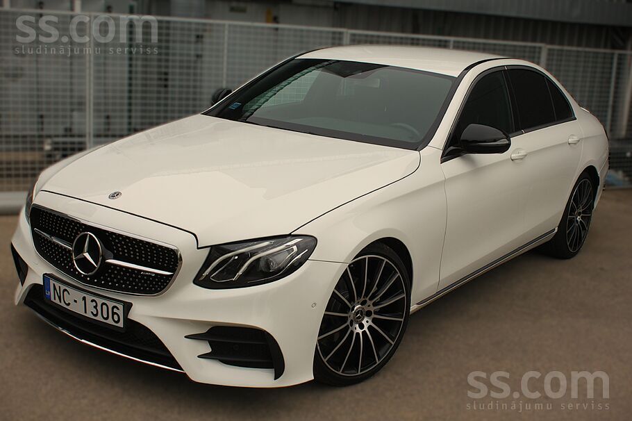 Mercedes-Benz E 200 d, restyling Amg Automašīna ideāla tehniskā un vizuālā s