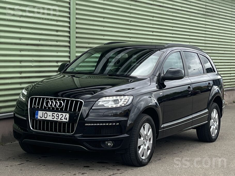 Q7 3.0Tdi 180 kw/245 Zs S line Led Navi Bose audio Jauna TA Iespējama maiņa