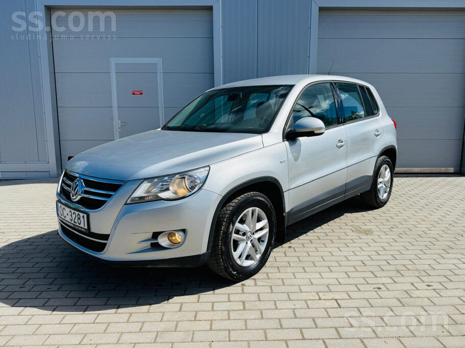 VW Tiguan 2.0 benzīns 4x4, manuālā ātrumkārba, patēriņš 8.2l/100km. Mašīna p
