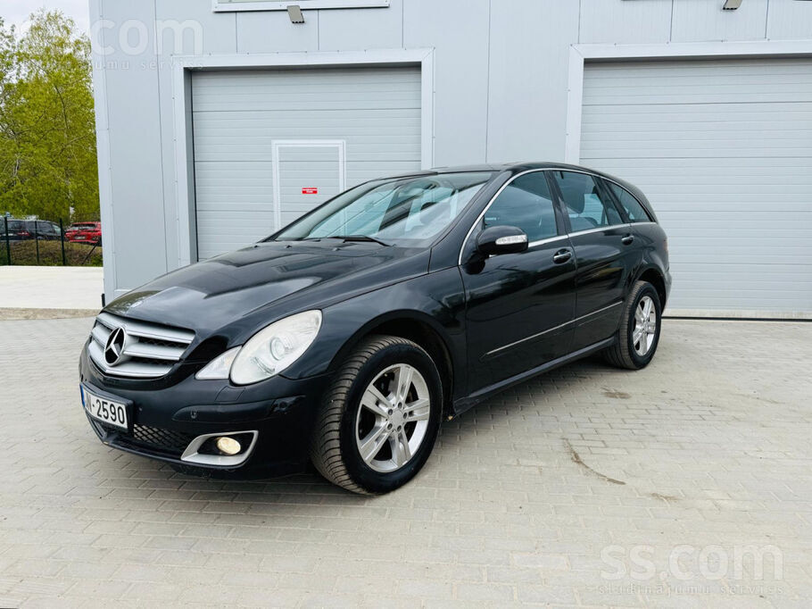 Mercedes R320 4Matic, 3.0 dīzelis, automātiskā ātrumkārba. Uzticams un jaudī