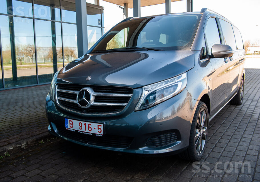 Mercedes Benz V-Klasse Long 4Matic 2.2(Dīzeļdegviela) 140Kw/190Zs

Aprīkoj
