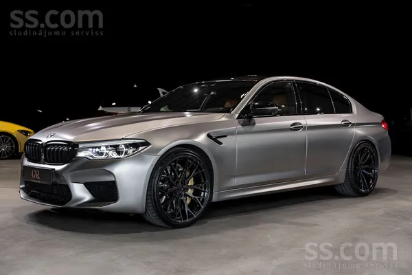 Pārdod BMW M5 F90 Frozen Grey. Teicamā stāvoklī, auto bez avārijām un ar cau