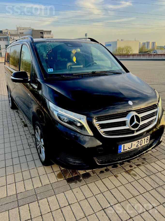 Mercedes Benz V-klasse Long 2.2 140Kw/190Zs
Auto ir labi nokomplektēts un p