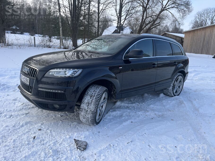 Audi Tiek pārdots Ziemas karalis, lielisks Audi Q7 S-Li
