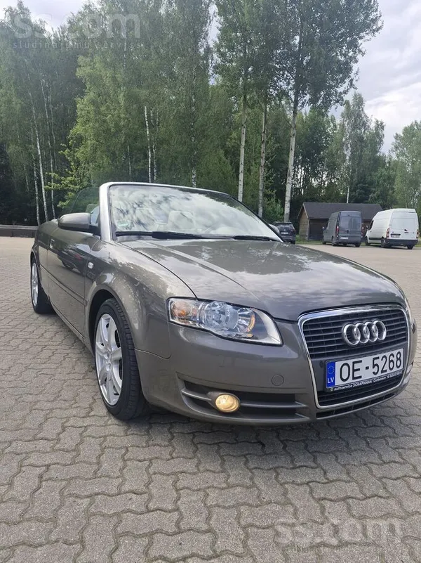 Audi Ievests no Vācijas. A4 B7 Kabriolets. 190t. km Ori