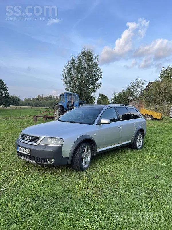 Pādrodu vai mainu Audi A6 C5 Allroad 2002 gada
2.5 tdi 132kw Manuālā ātrumk
