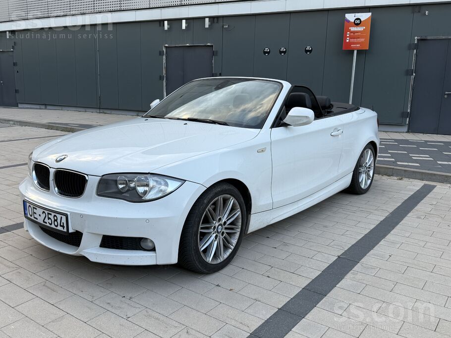 BMW BMW E88 118i Cabrio, Oriģināla M-paka, M sport āda