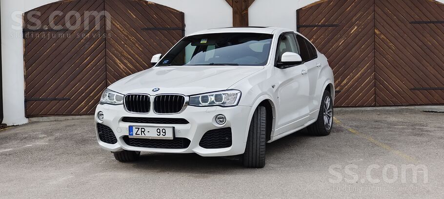 BMW X4, M-Pack, Xdrive 20D, 2.0 Dīzelis, 8-pak. Automātiskā ātrumkārba. Weba