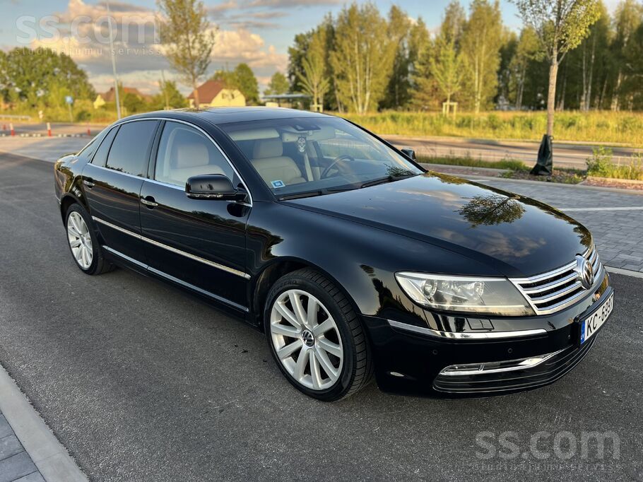 VW Phaeton Facelift 3.0tdi 176kw 4 motion pilnākā aprīkojumā. Komfortābls pr