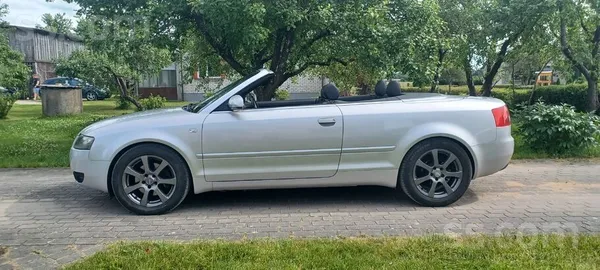Audi Audi A4 Cabrio, labā stāvoklī. Var piedāvāt maiņu 
