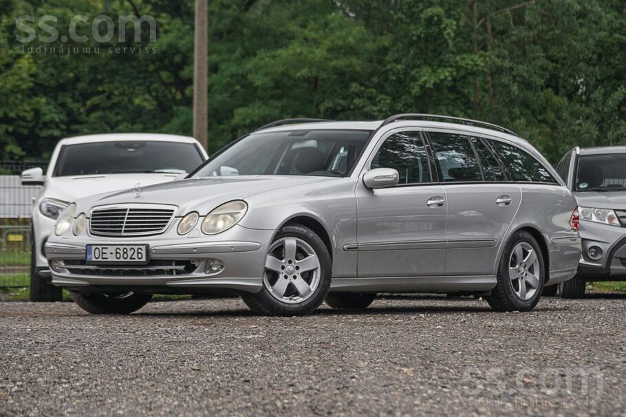 E280, 3.2d, 130kw, 177hp, Tikko no Vācijas, melns ādas salons, sēdekļi ar ap