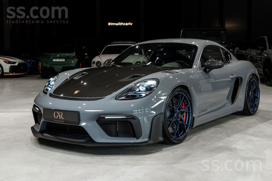 Pārdod Porche 718 Cayman Gt4 RS 368kW. Auto teicamā tehniskā un vizuālā kārt