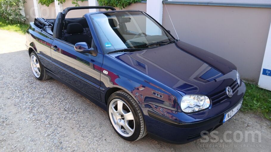 Volkswagen Golf Cabrio 1.6 benzins ar kondicionieri, no Vacij