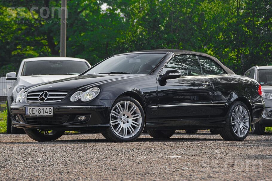Clk350 Cabrio, 3.5i, 200kw, 272hp, Tikko no Vācijas ar pārbaudāmu nobraukumu